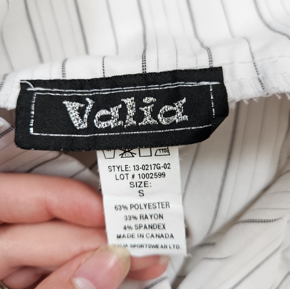 Pin Striped Bermuda Shorts - Picture 3 of 5